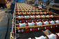 মেটাল ছাদ শীট রোল বিরচন মেশিন কাটার দুই স্তর 4kw 3kw ক্ষমতা ব্লু রঙ সঙ্গে