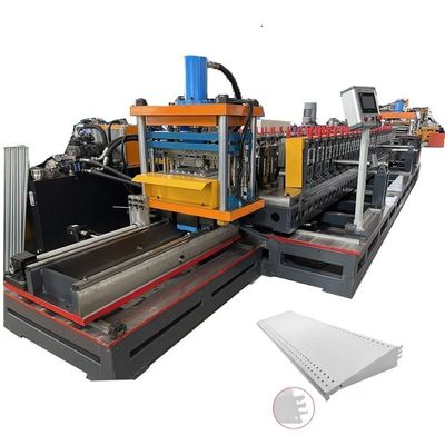 মেটাল সুপারমার্কেট শেল্ফ ব্যাক প্যানেল প্রোফাইল তৈরি মেশিন