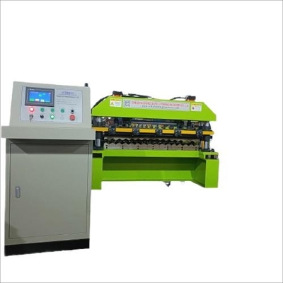 1000mm corrugated শীট রোল গঠনের মেশিন হাইড্রোলিক Shearing