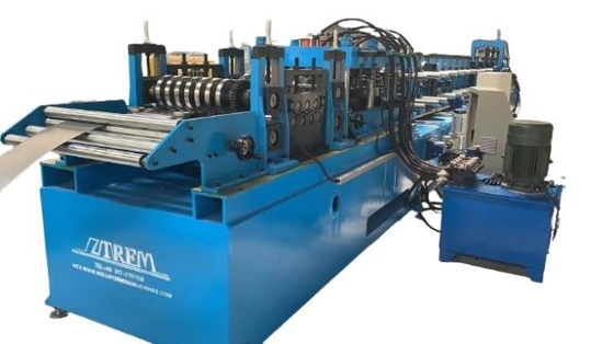 স্ট্যান্ডার্ড ৮০-৩০০ মিমি CUZ Purlin Machine For GI MS