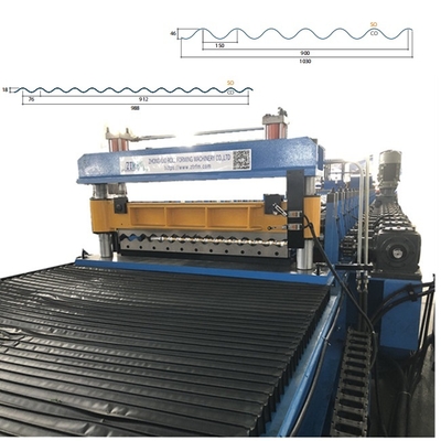 ধাতব ছাদ corrugated শীট রোলিং গঠন মেশিন